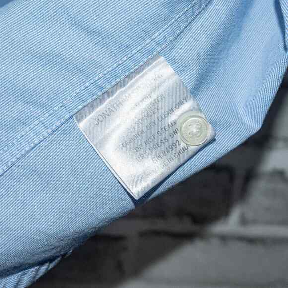 Jonathan Simkhai Hi-low Cropped Oxford Shirt Blue size Small - Picture 7 of 8